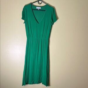 Wayf Emerald Green Midi Dress